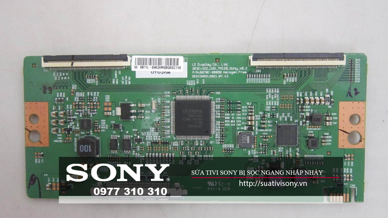 Nguyên nhân tivi Sony bị sọc ngang nhấp nháy